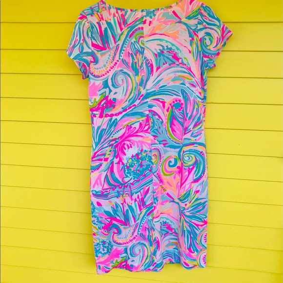 Lilly Pulitzer SSleeve Marlowe Dress Carnivale SM - Picture 4 of 15